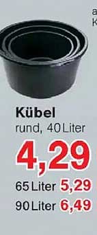 Kübel rund, 40 Liter