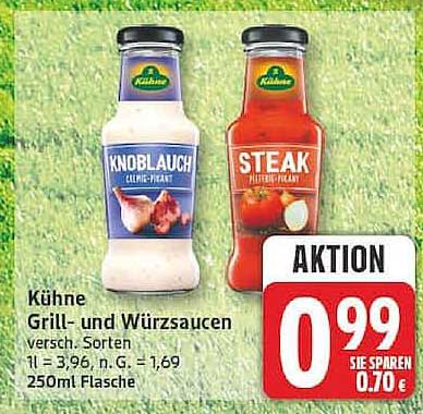Kühne Grill- und Würzsaucen