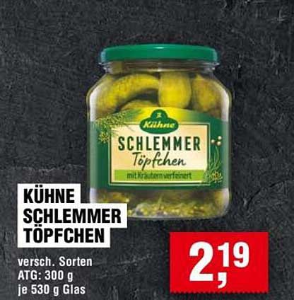KÜHNE SCHLEMMER TÖPFCHEN