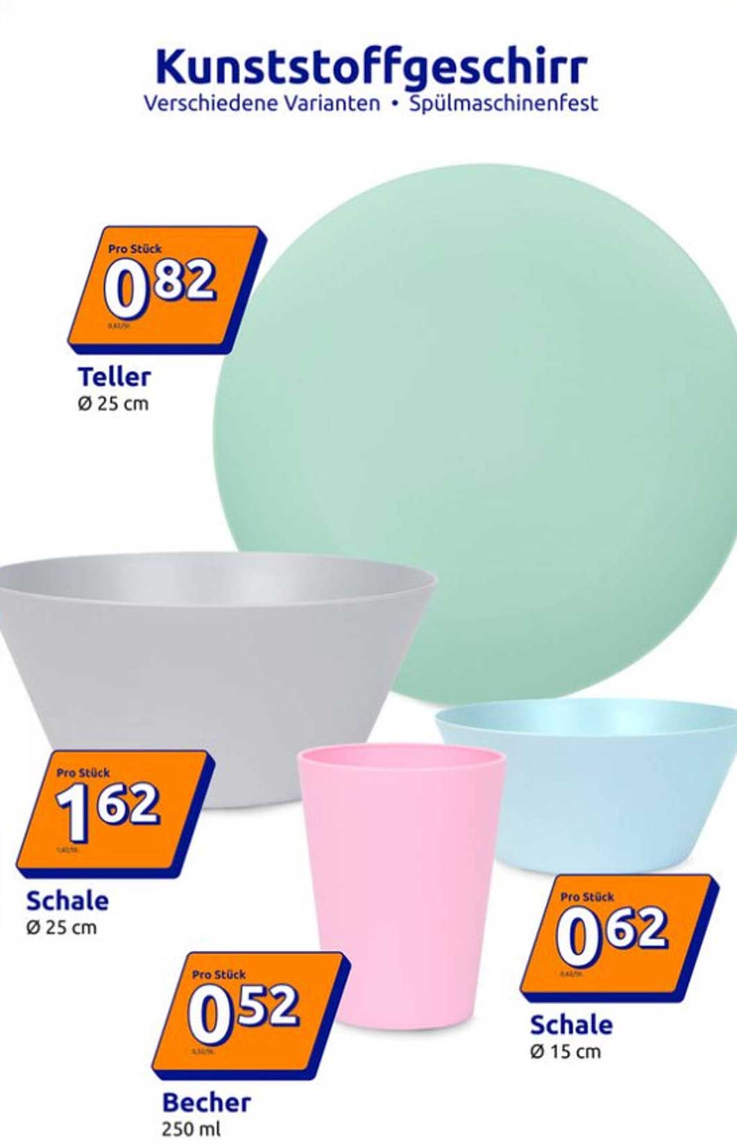 Kunststoffgeschirr