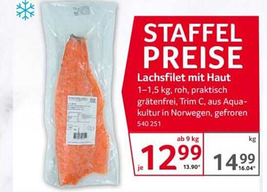 Lachsfilet mit Haut