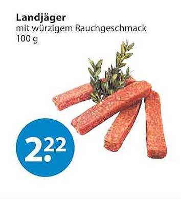 Landjäger mit würzigem Rauchgeschmack 100 g
