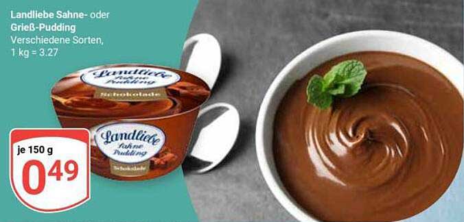 Landliebe Sahne- oder Grieß-Pudding