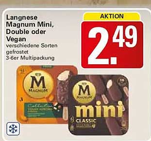 Langnese Magnum Mini, Double oder Vegan