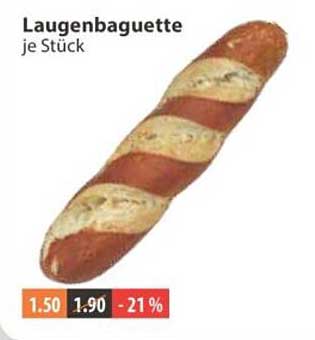 Laugenbaguette je Stück