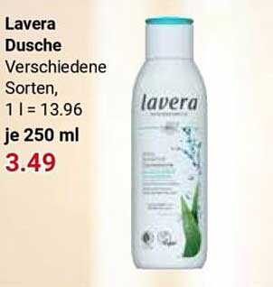 Lavera Dusche Verschiedene Sorten, 1 l = 13,96 je 250 ml