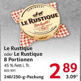 Le Rustique oder Le Rustique 8 Portionen