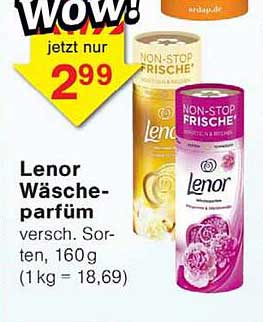 Lenor Wäsche-parfüm versch. Sorten, 160g (1 kg = 18,69)