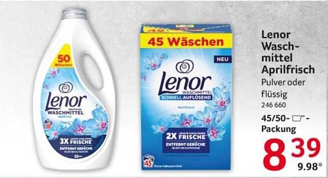 Lenor Waschmittel Aprilfrisch