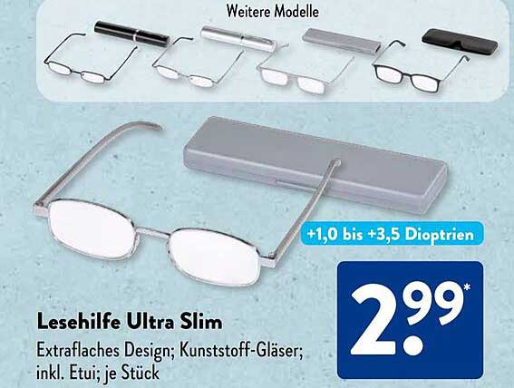 Lesehilfe Ultra Slim