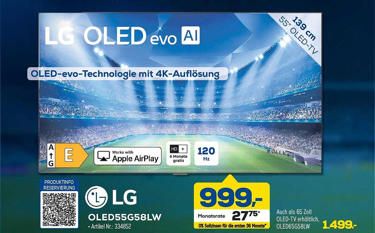 LG OLED55G58LW