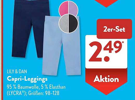 LILY & DAN Capri-Leggings