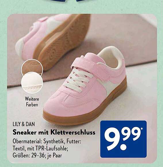 LILY & DAN Sneaker mit Klettverschluss
