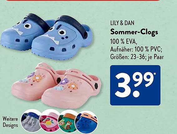 LILY & DAN Sommer-Clogs