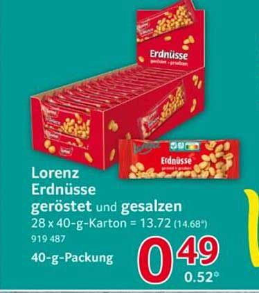 Lorenz Erdnüsse geröstet und gesalzen
