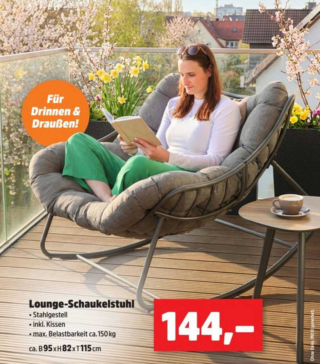Lounge-Schaukelstuhl