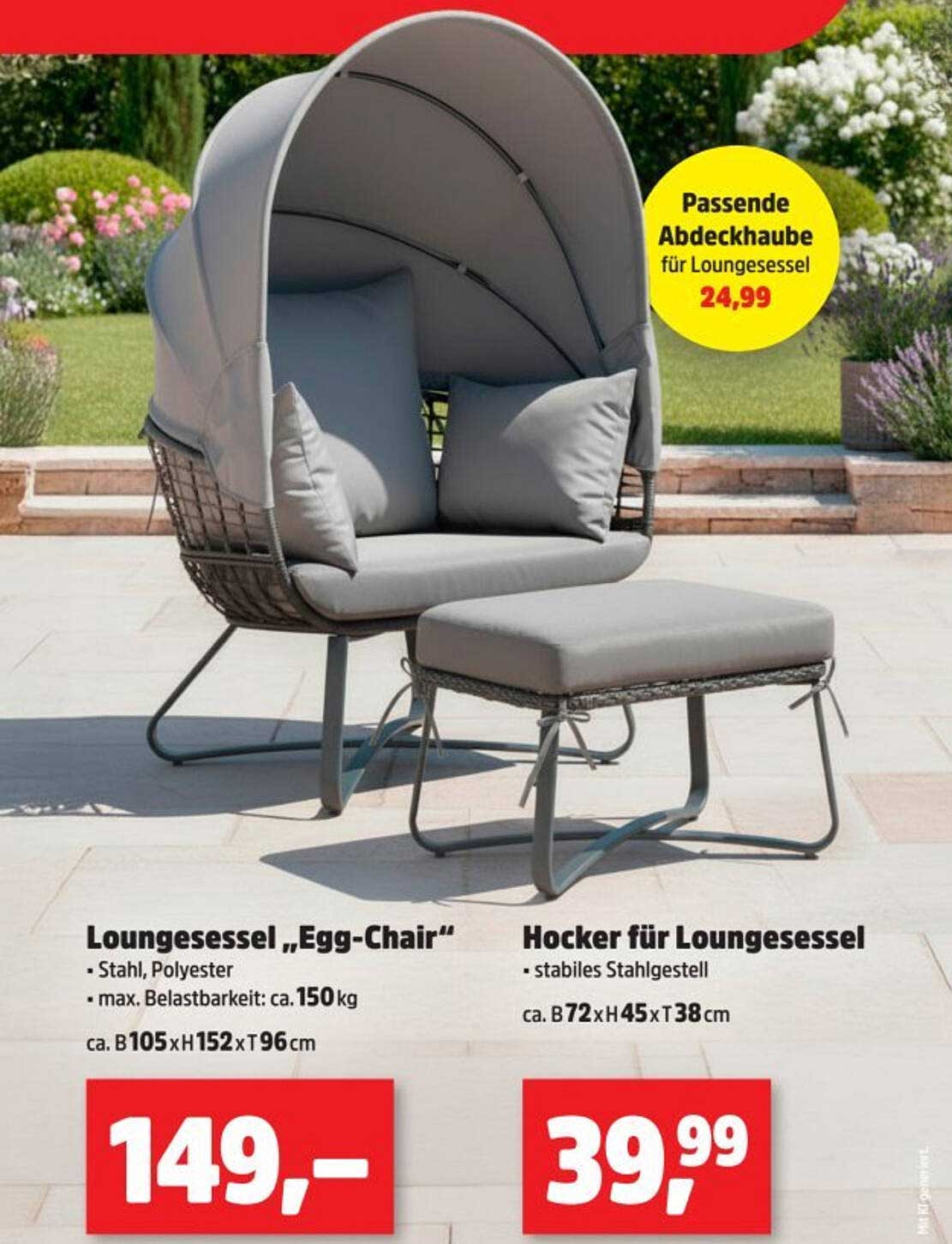 Loungesessel „Egg-Chair“