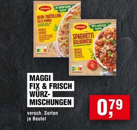 MAGGI FIX & FRISCH WÜRZ-MISCHUNGEN