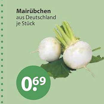 Mairübchen aus Deutschland je Stück