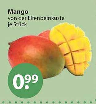 Mango von der Elfenbeinküste je Stück
