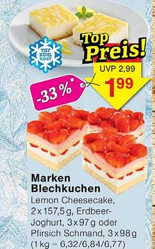 Marken Blechkuchen