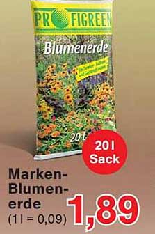 Marken-Blumenerde
