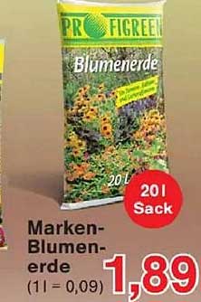 Marken-Blumenerde