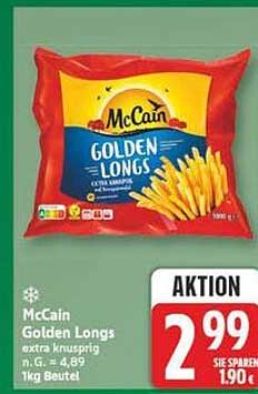 McCain Golden Longs extra knusprig n. G. = 4,89 1kg Beutel