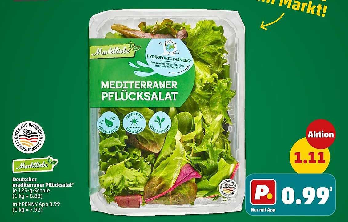 Mediterraner Pflücksalat