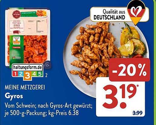 MEINE METZGEREI Gyros