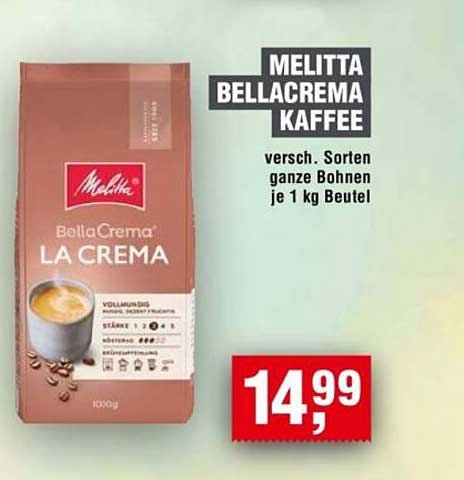 MELITTA BELLACREMA KAFFEE