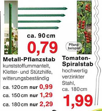 Metall-Pflanzstab
