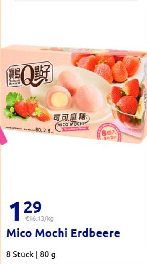 Mico Mochi Erdbeere