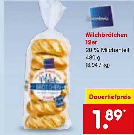 Milchbrötchen 12er