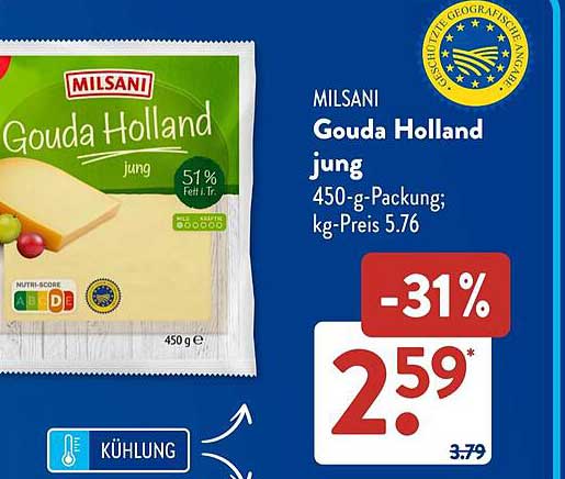 MILSANI Gouda Holland jung