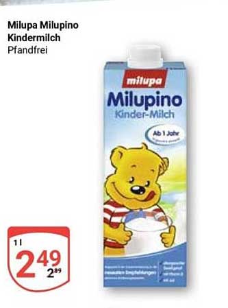 Milupa Milupino Kindermilch Pfandfrei