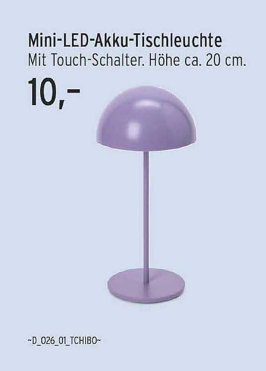 Mini-LED-Akku-Tischleuchte
