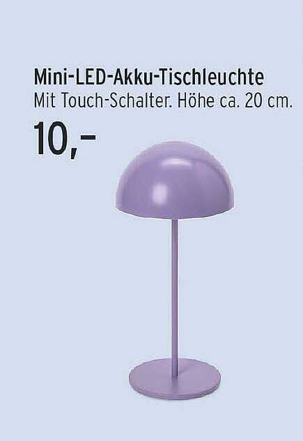 Mini-LED-Akku-Tischleuchte
