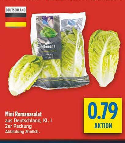 Mini Romasalat aus Deutschland, Kl. I 2er Packung Abbildung ähnlich.