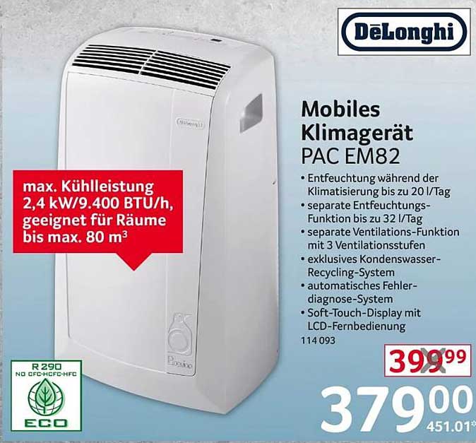 Mobiles Klimagerät PAC EM82