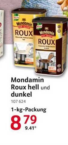 Mondamin Roux hell und dunkel