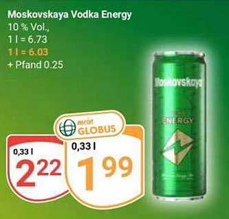 Moskovskaya Vodka Energy