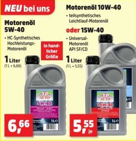 Motorenöl 5W-40