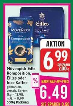 Mövenpick Edle Komposition, Eilles oder Tchibo Kaffee