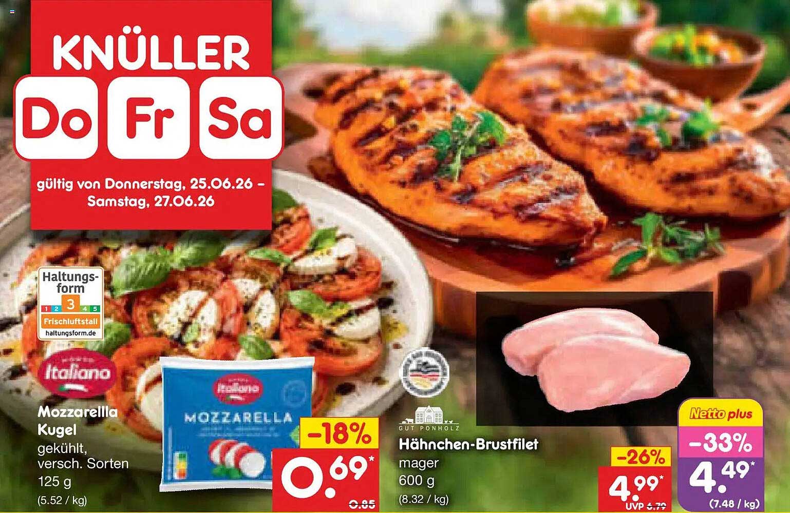 Mozzarella Kugel gekühlt, versch. Sorten 125 g