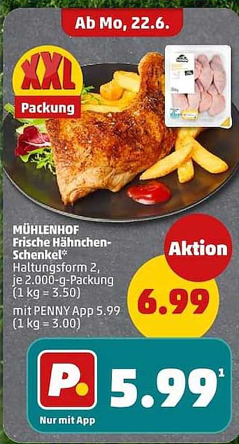 MÜHLENHOF Frische Hähnchen-Schenkel*
