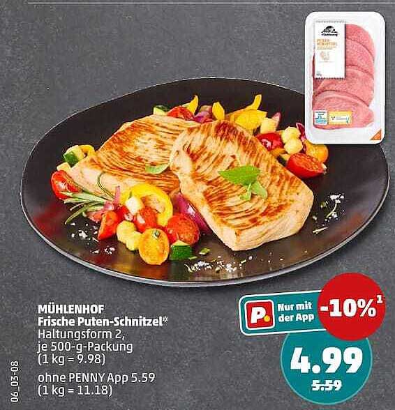 MÜHLENHOF Frische Puten-Schnitzel*