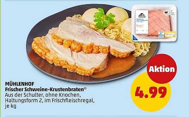 MÜHLENHOF Frischer Schweine-Krustenbraten*