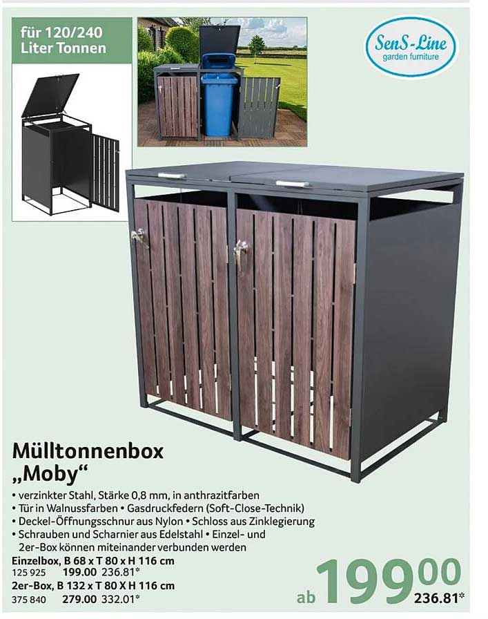 Mülltonnenbox „Moby“