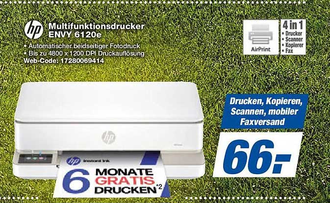 Multifunktionsdrucker ENVY 6120e